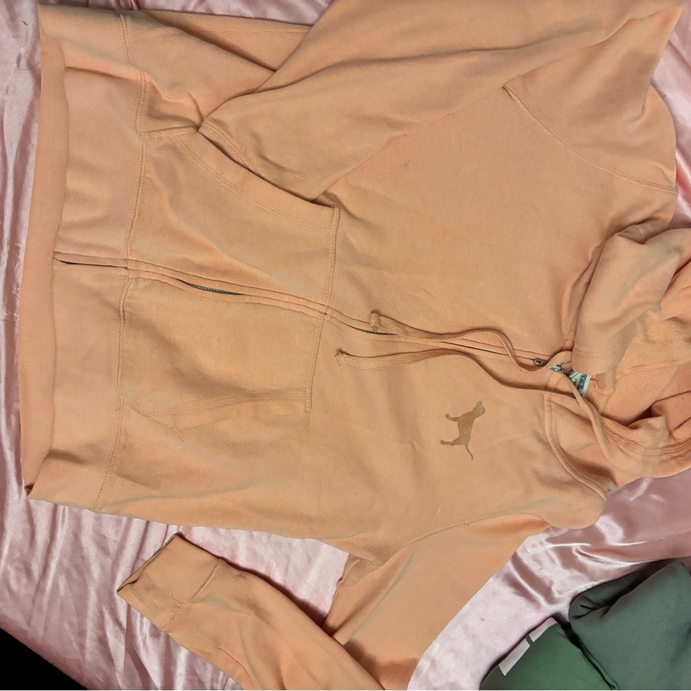 Brandy Melville Light Orange Hoodie